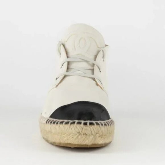 Chanel Calfskin Desert Boot Espadrilles - Picture 9 of 10